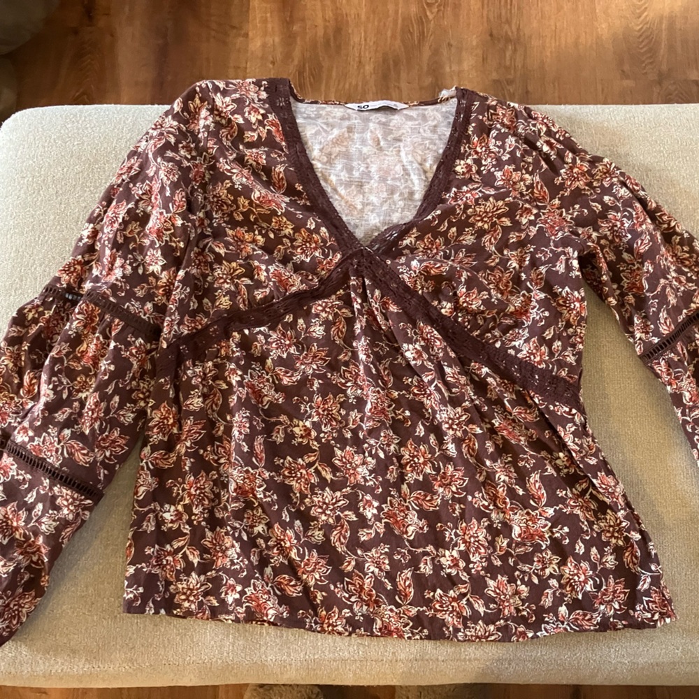 Floral Long Sleeve Blouse